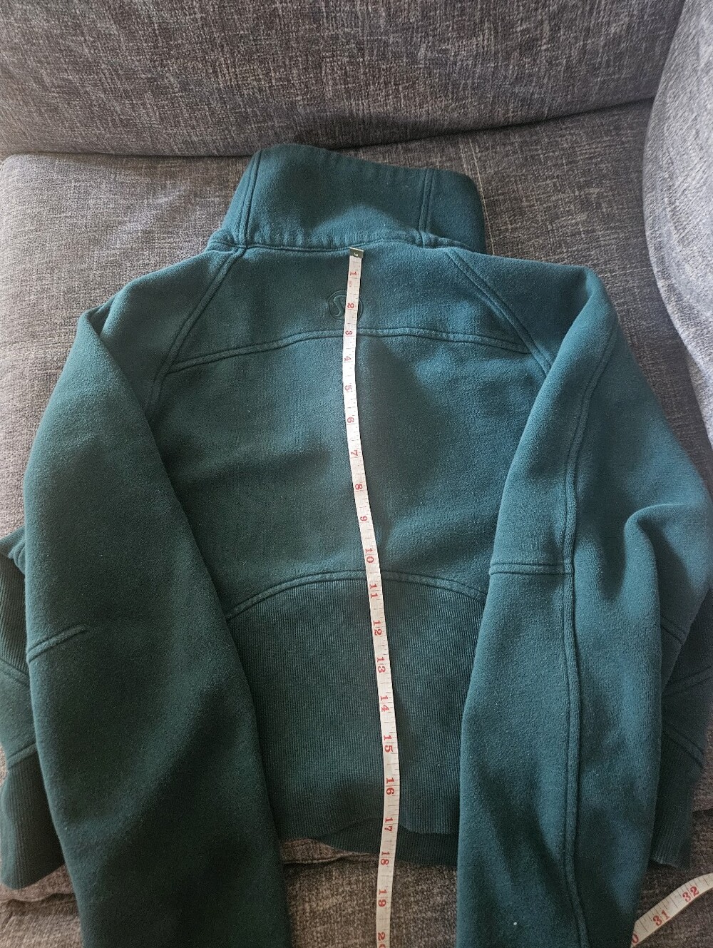 Lululemon Scuba Oversized Full Zip Hoodie in Green Jasper. Xs/S - Picture 7 of 9